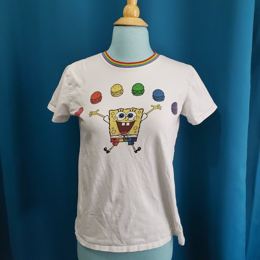 3-for-1 Graphic Tee Bundle! Rugrats, Stranger Things, & Spongebob Shirt - XS/S/M - Picture 7 of 16